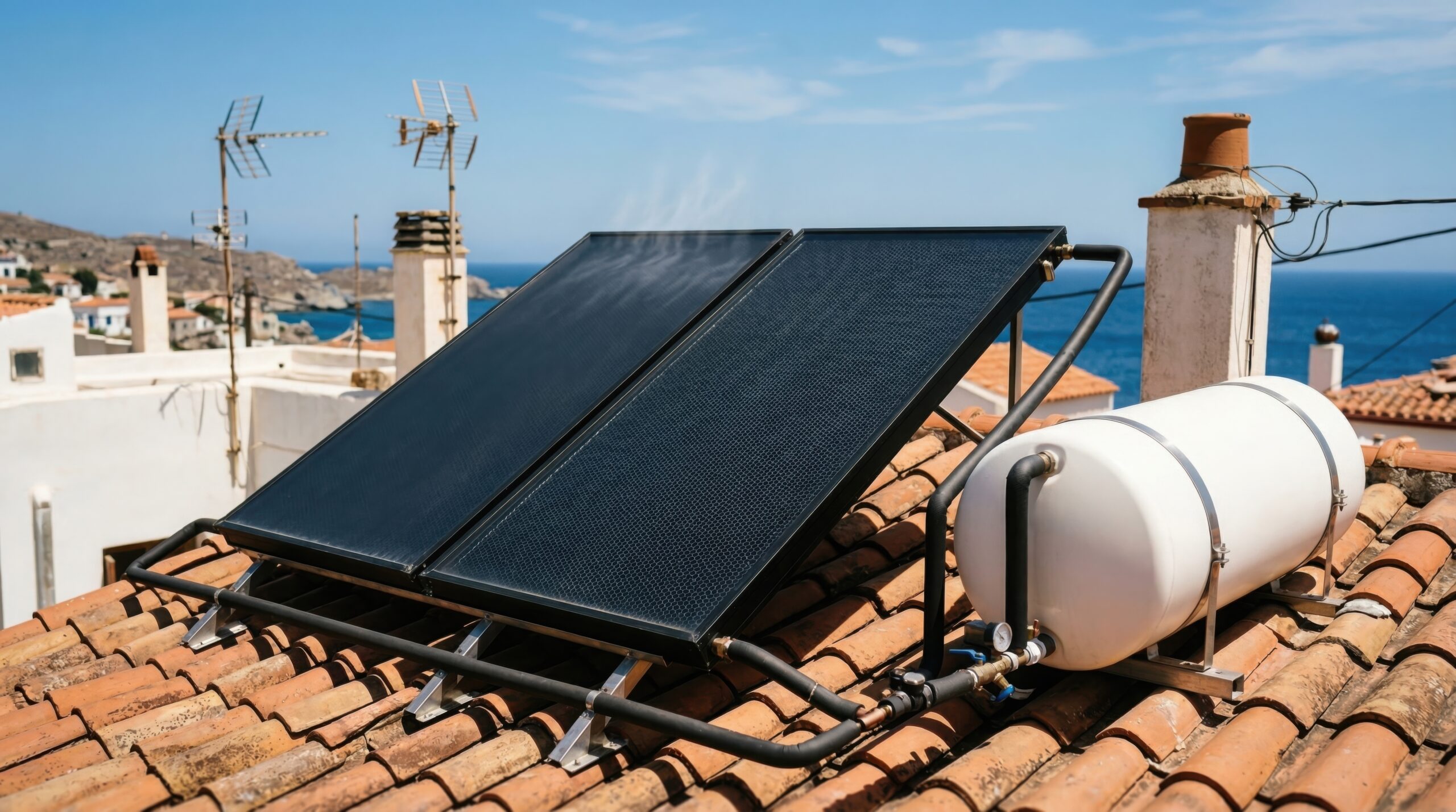 Installazione di impianti pannelli solari per produzione acqua calda sanitaria